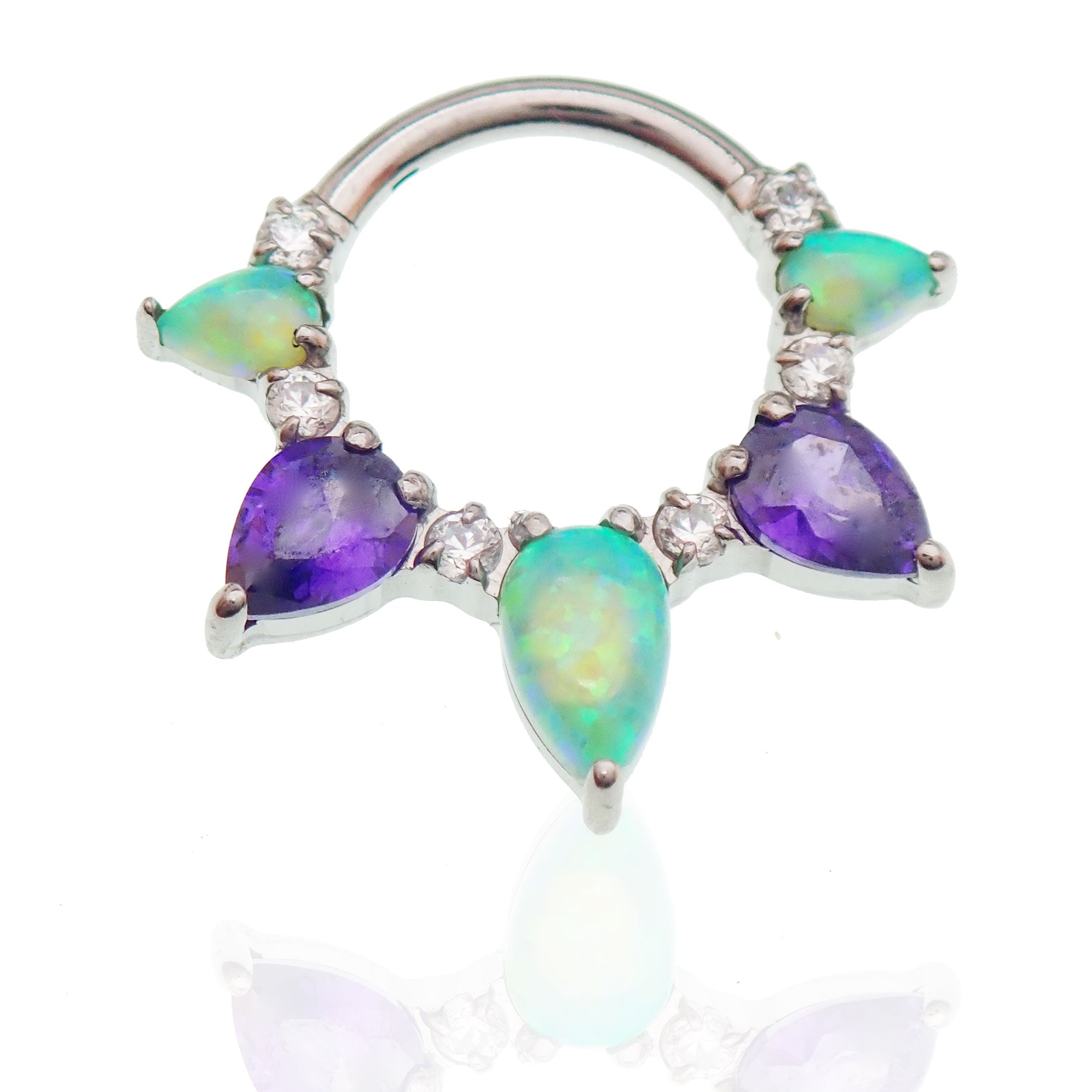 Kiwi Opal  Titanium Clicker 16g