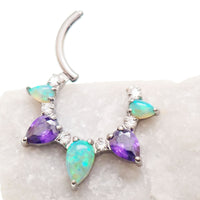 Kiwi Opal  Titanium Clicker 16g