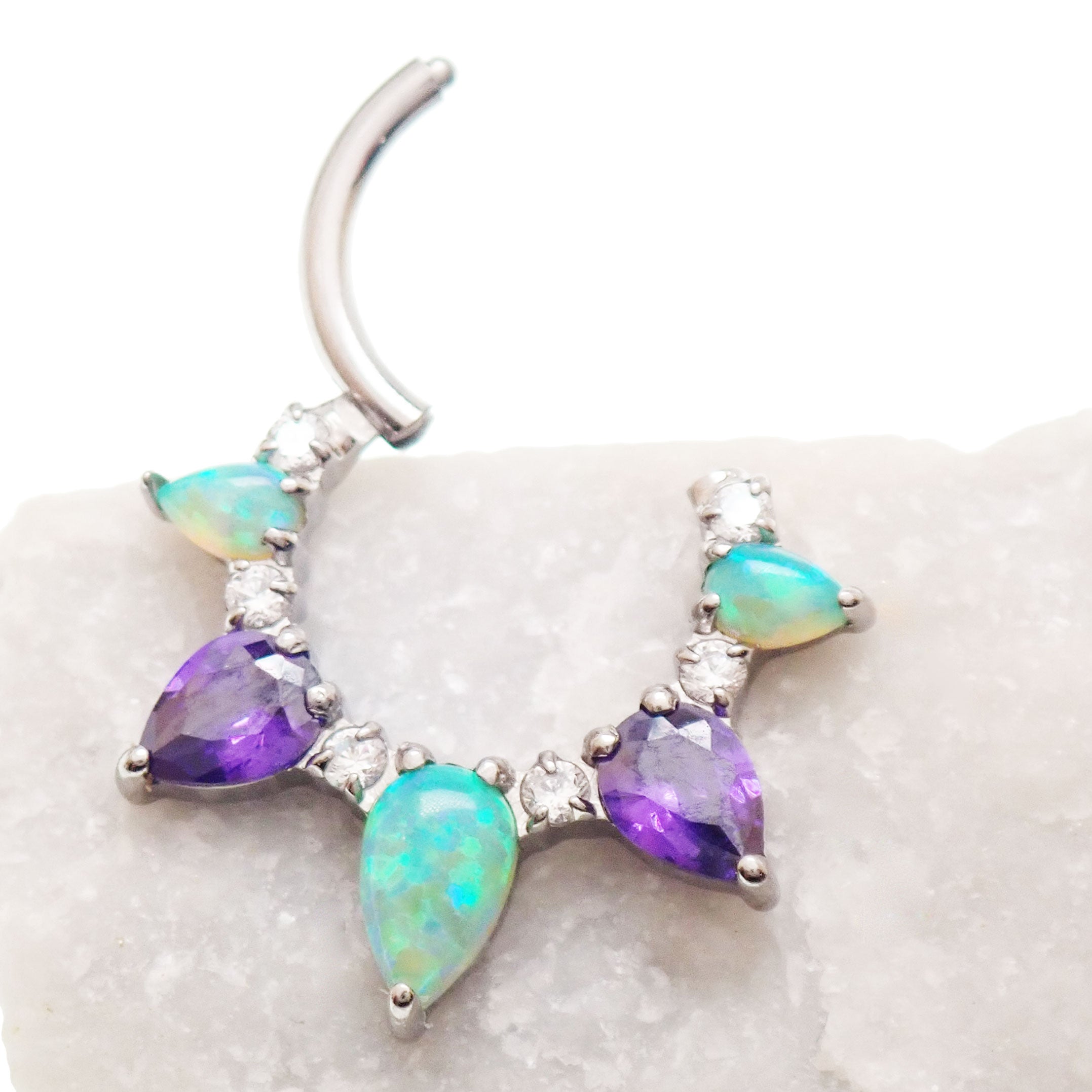 Kiwi Opal  Titanium Clicker 16g