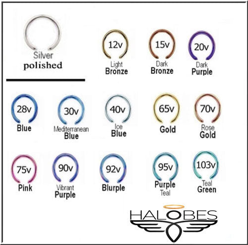 20g Threadless Push Fit AB Rainbow Earrings