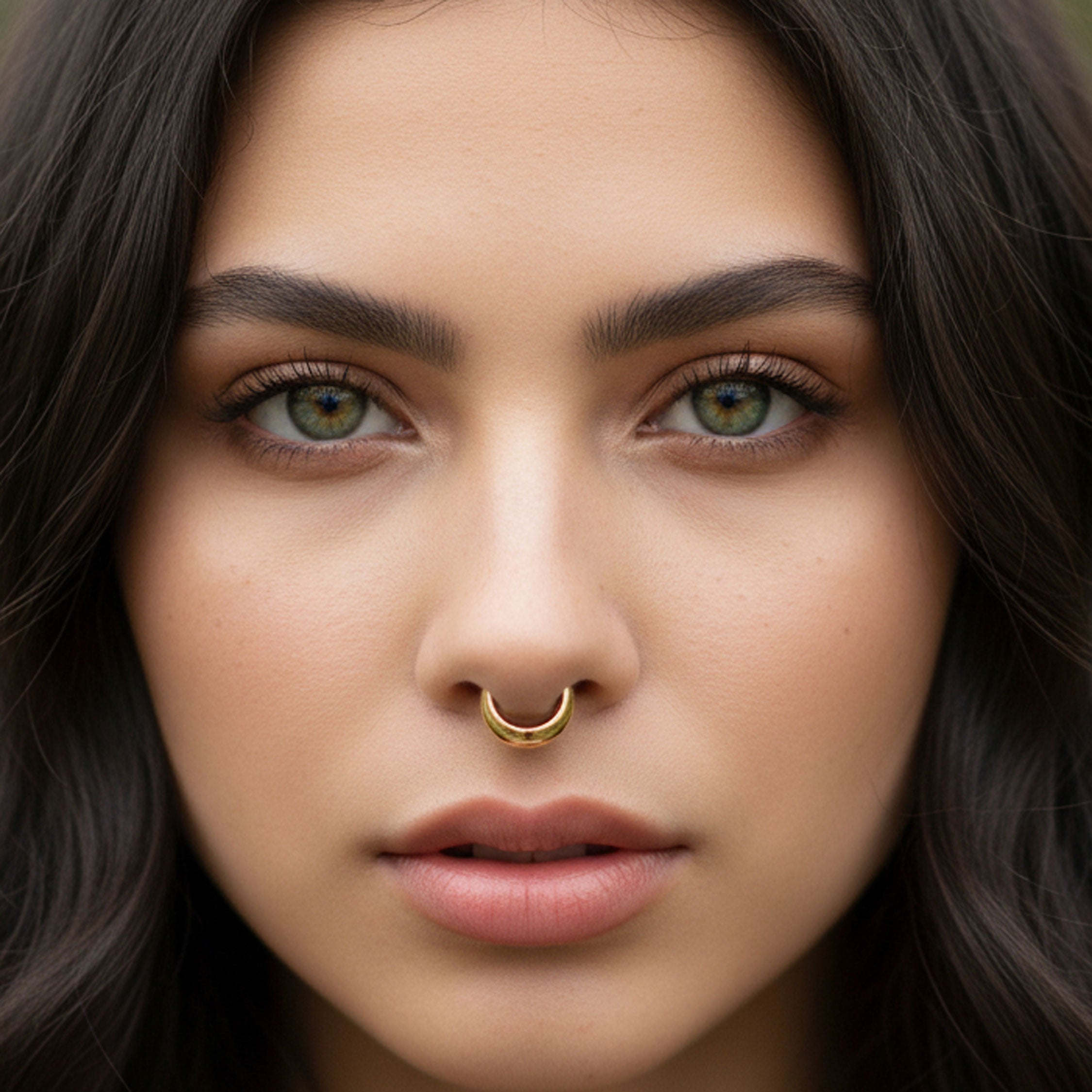 PVD Gold Titanium Snug Fit Chunky Clicker