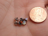 Swarovski Cone  0.9/1.2mm thread