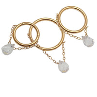 16g PVD Gold Hinged Clicker Chain