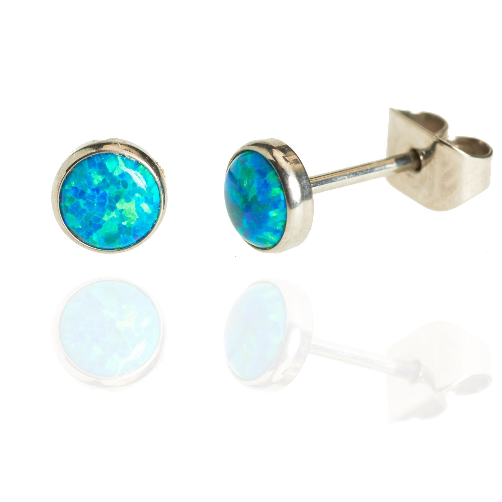 3 PAIRS Titanium Cabochon Earrings