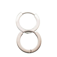 Titanium Chunky Huggie Hoops  Earrings