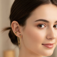 PVD Gold Titanium Triple Add on Chain