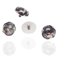 Internally Threaded 5mm Tourmalated Quartz (1.2mm)