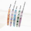 18g Titanium Opal & CZ Hinged Clickers