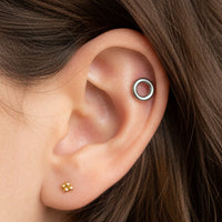 Hollow Circle Internally threaded attachment