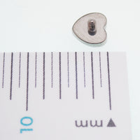 Opal heart 1.2mm thread attachment