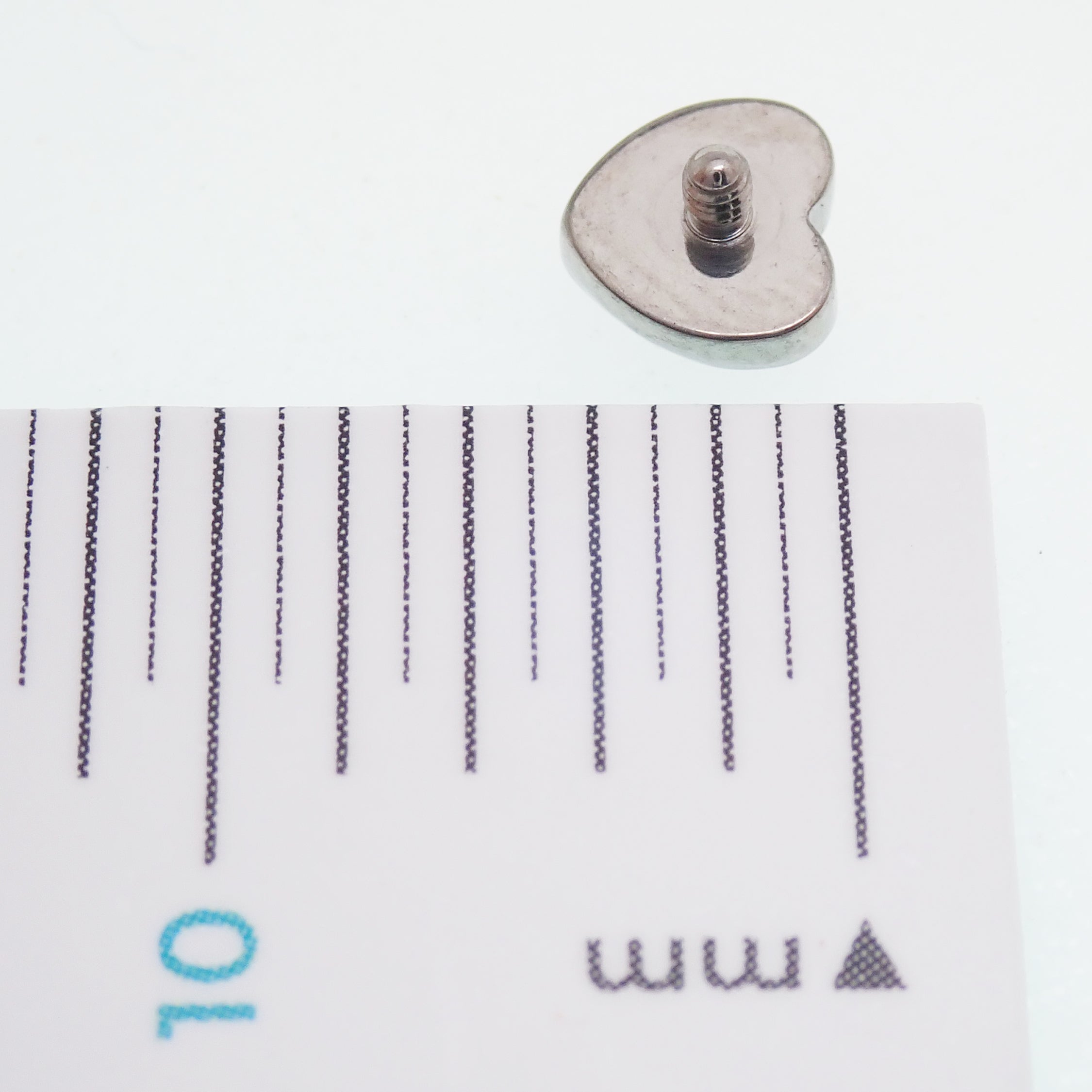 Opal heart 1.2mm thread attachment