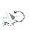 Cone spike attachment 0.9 /1.2mm