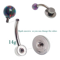 8mm Opal disc Belly curve 8/10/12mm
