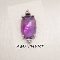 Natural Stone Beaded Oval top (0.9mm thread)