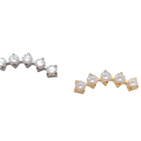 Arched CZ Helix 0.9mm Thread