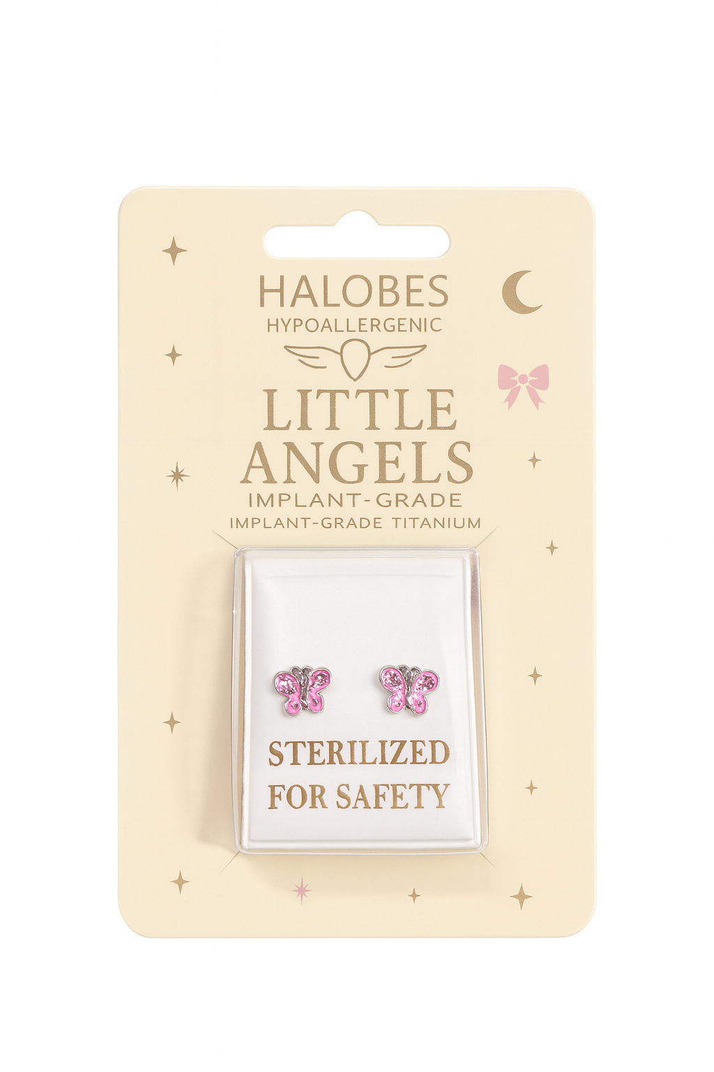 Implant Titanium Cute Sterilized Earrings 20g