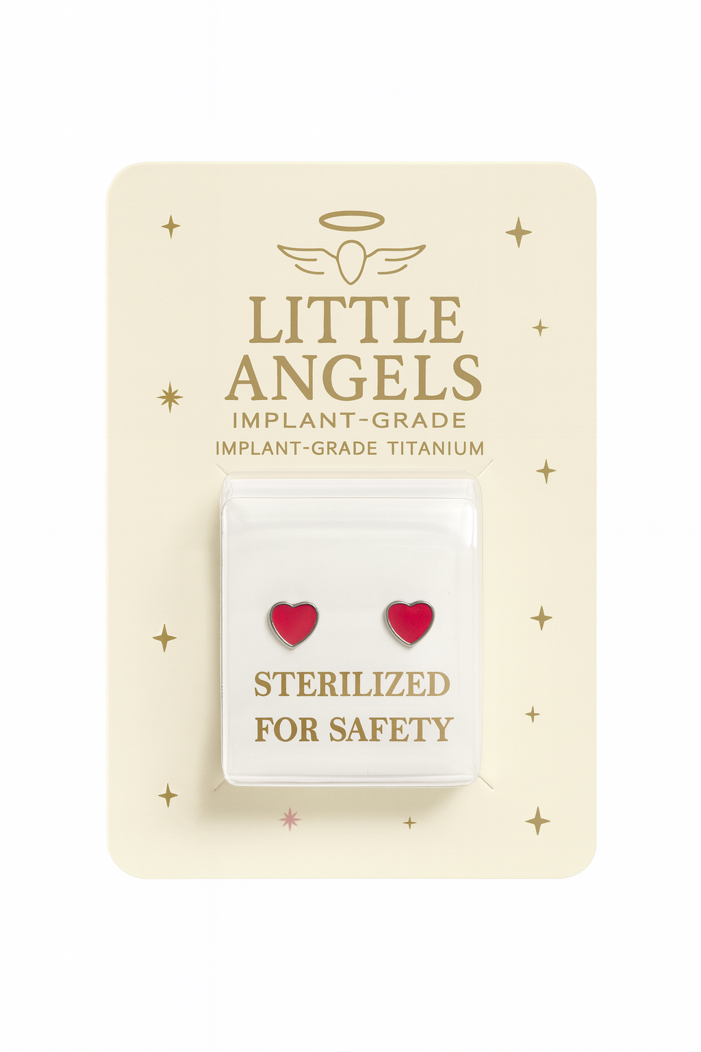 Implant Titanium Cute Sterilized Earrings 20g