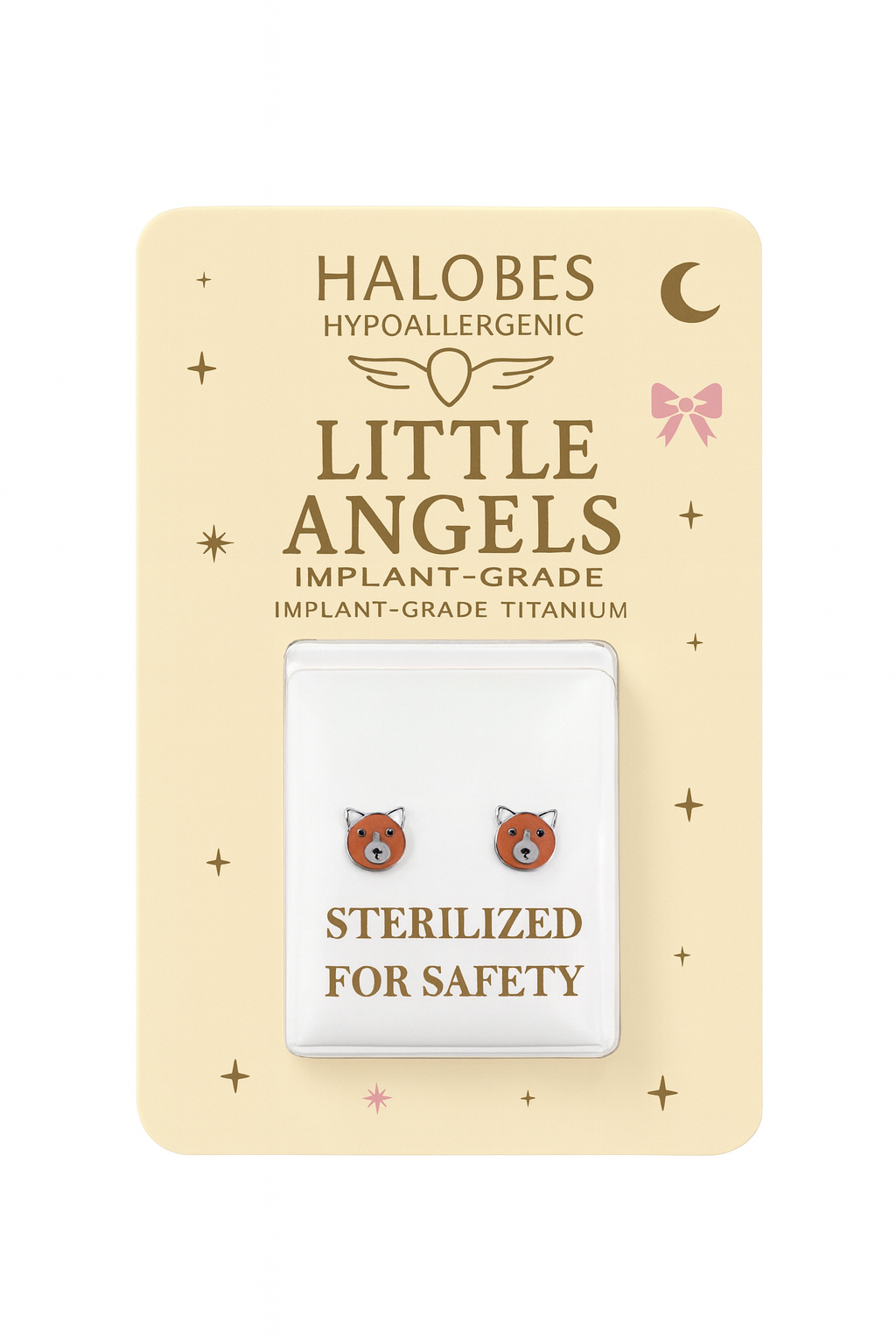 Implant Titanium Cute Sterilized Earrings 20g