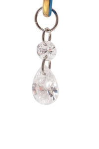 CZ Charm Add-Ons Fits Huggies Implant Grade ASTM F-136