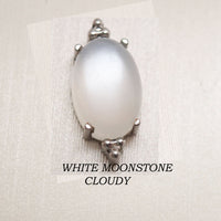 Natural Stone Beaded Oval top (0.9mm thread)