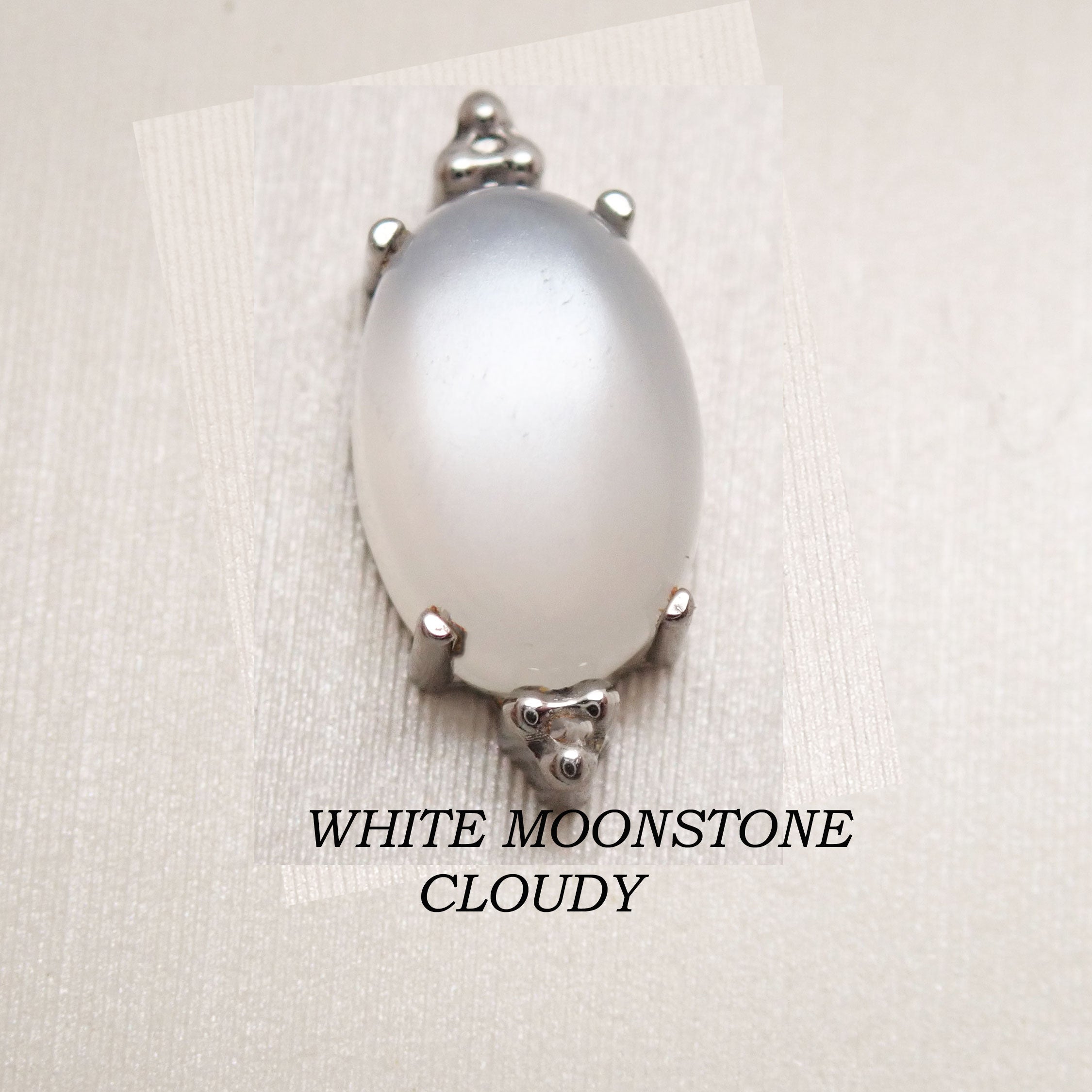 Natural Stone Beaded Oval top (0.9mm thread)