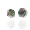 Internally Threaded 4mm Moss Agate (0.9mm)