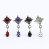 Internally threaded Natural Stone Drop 0.9