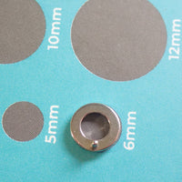 Hollow Circle Internally threaded attachment