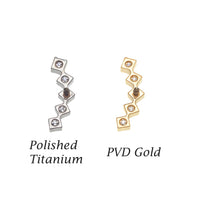 Arched CZ Helix 0.9mm Thread