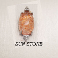 Natural Stone Beaded Oval top (0.9mm thread)