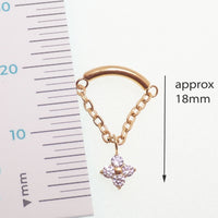 Hidden Helix 18k PVD Titanium 0.9mm