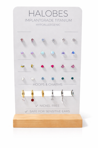Halobes Earring Display EMPTY - magpie body jewelry