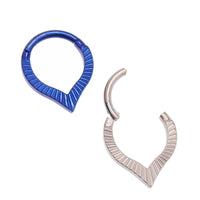 Implant Grade Titanium V Shaped Daith/ Septum Clicker- 16g 8mm