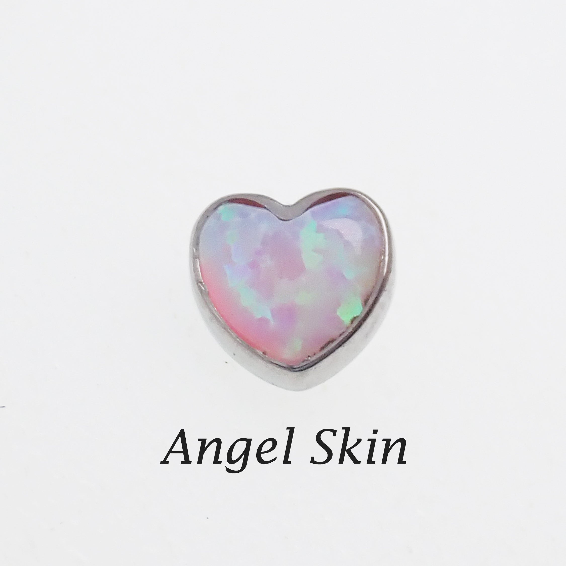 Opal heart 1.2mm thread attachment