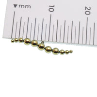 Internally Threaded Beaded Curve 0.9mm