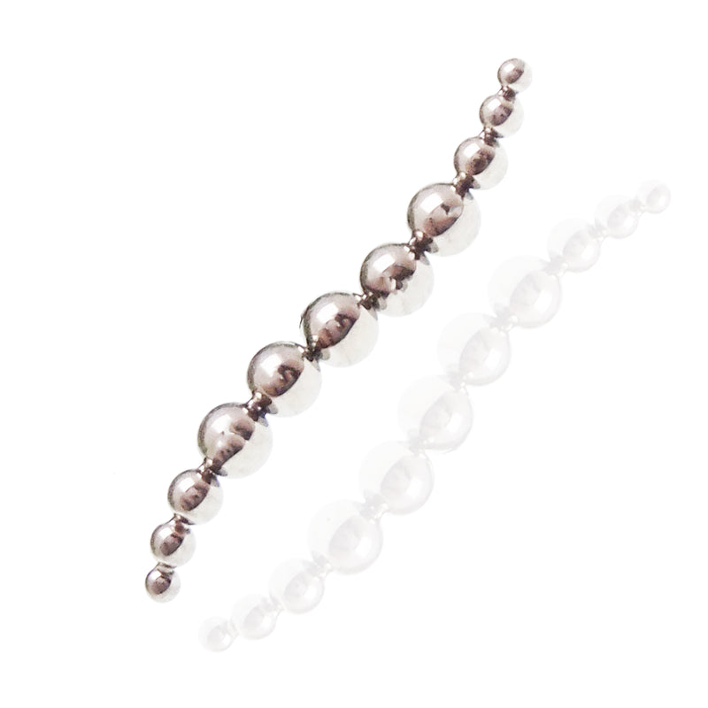 Internally Threaded Beaded Curve 0.9mm