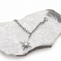 Implant Titanium CZ Star Chain Piercing Add-on