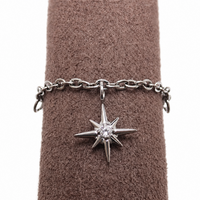 Implant Titanium CZ Star Chain Piercing Add-on
