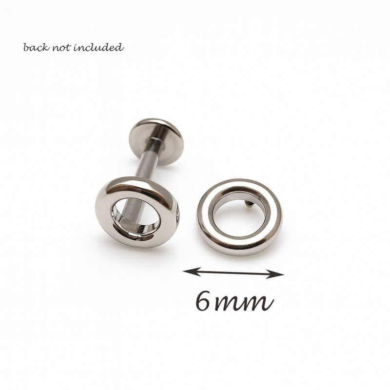 Hollow Circle Internally threaded attachment