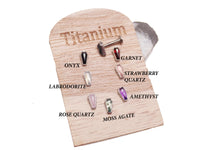 Natural Stone Coffin Titanium Tops 0.9mm