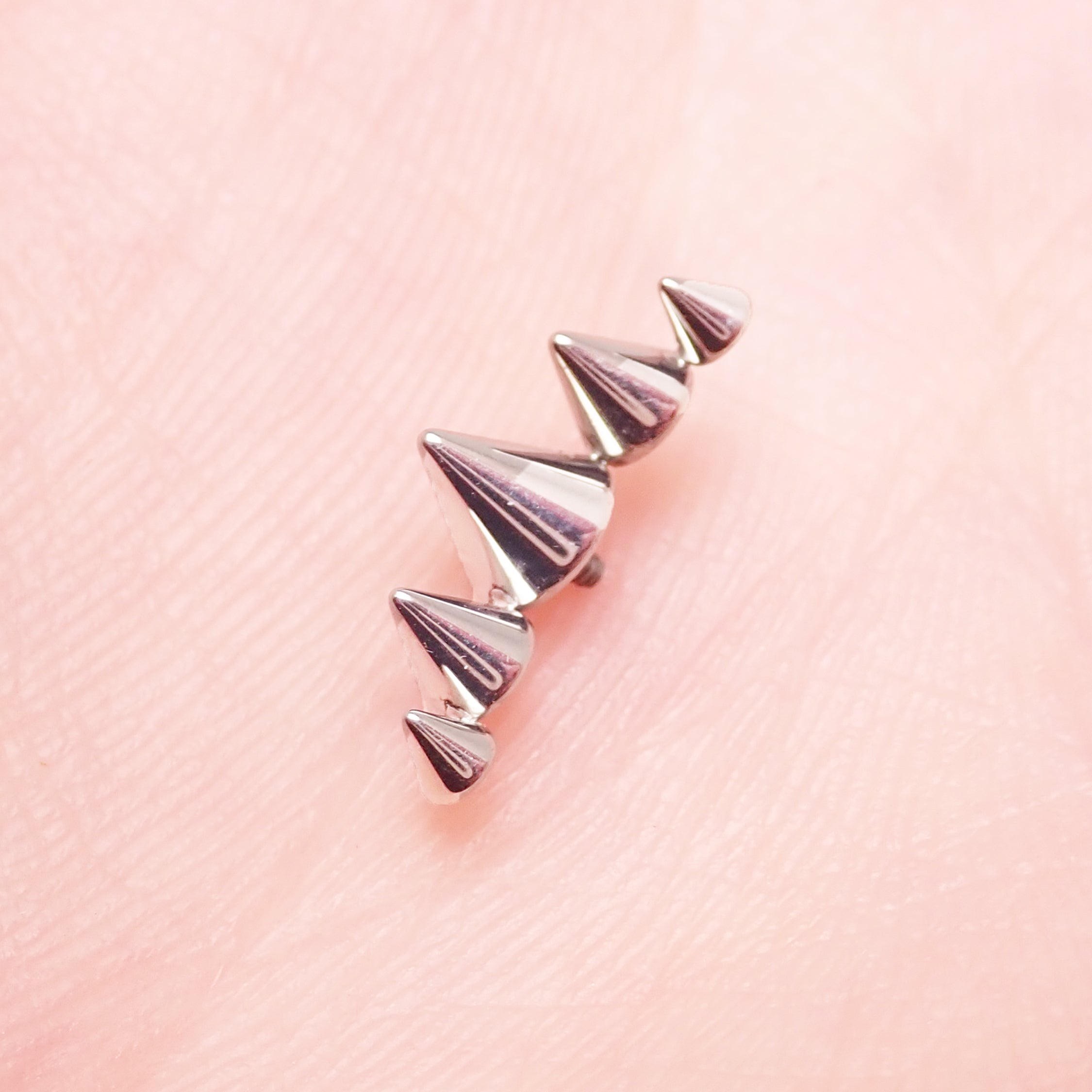 Spike Arch  0.9mm thread Implant titanium - magpie body jewelry