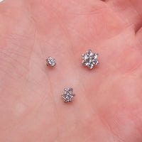 CZ titanium Flower 1.2mm thread (14g)