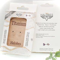 Halobes  Starter Pack Titanium Earrings & Display