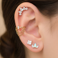 Gold Helix Chain Clicker – Implant-Grade Titanium