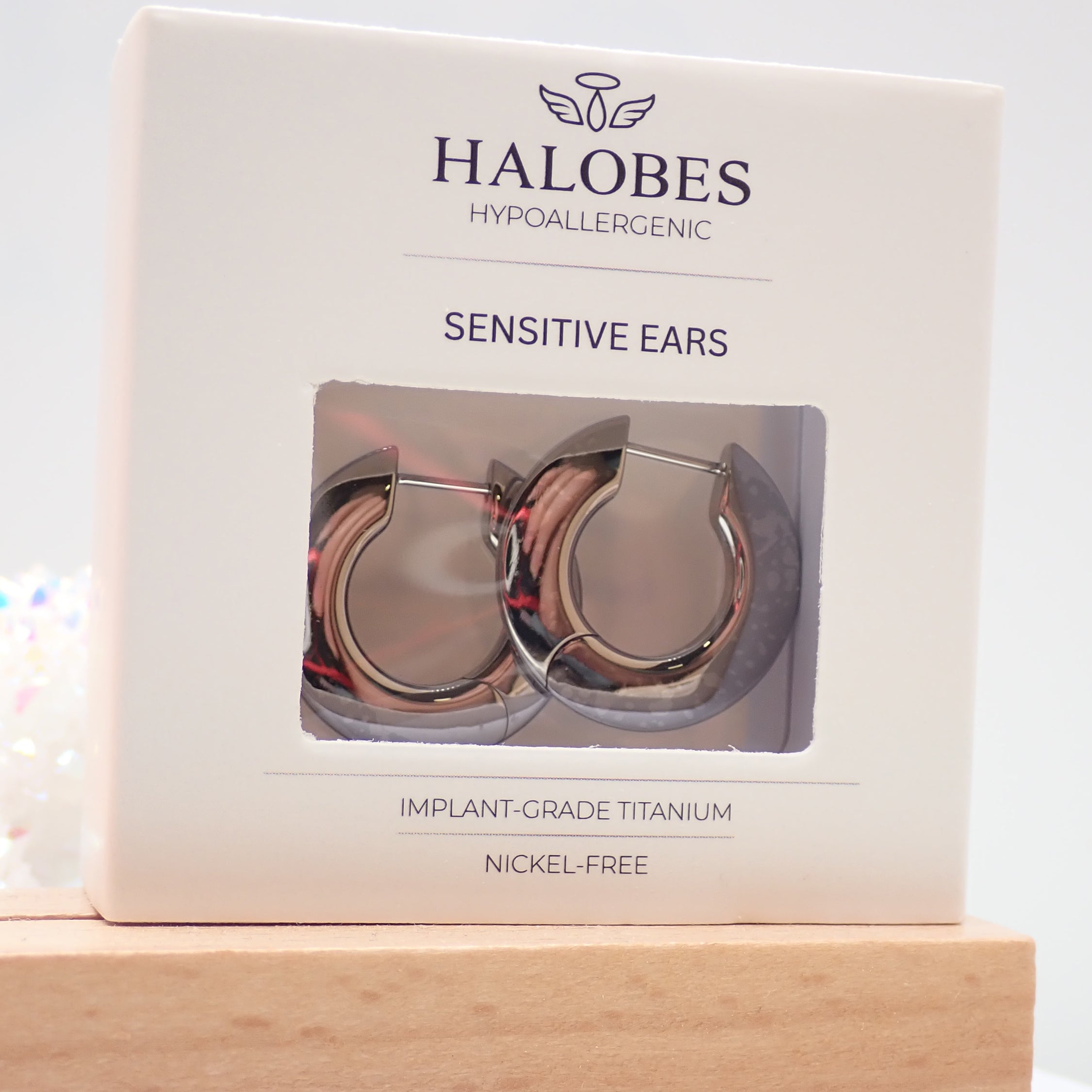 Implant Titanium Silhouette Hoops 20g ,10mm, Sold in Pairs