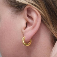 Implant Titanium Silhouette Hoops 20g ,10mm, Sold in Pairs