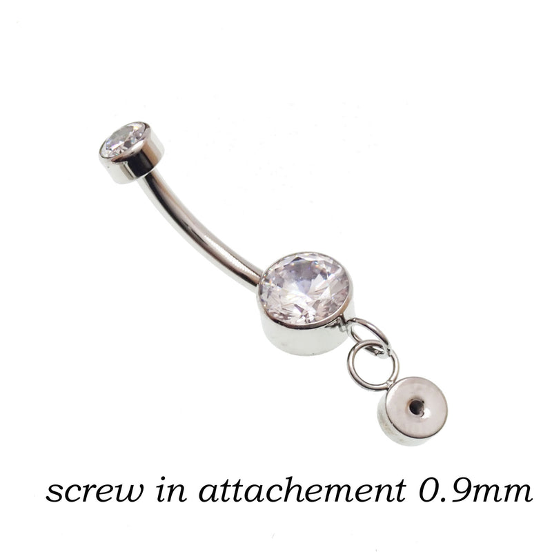 14g Titanium  Belly Ring add your own design