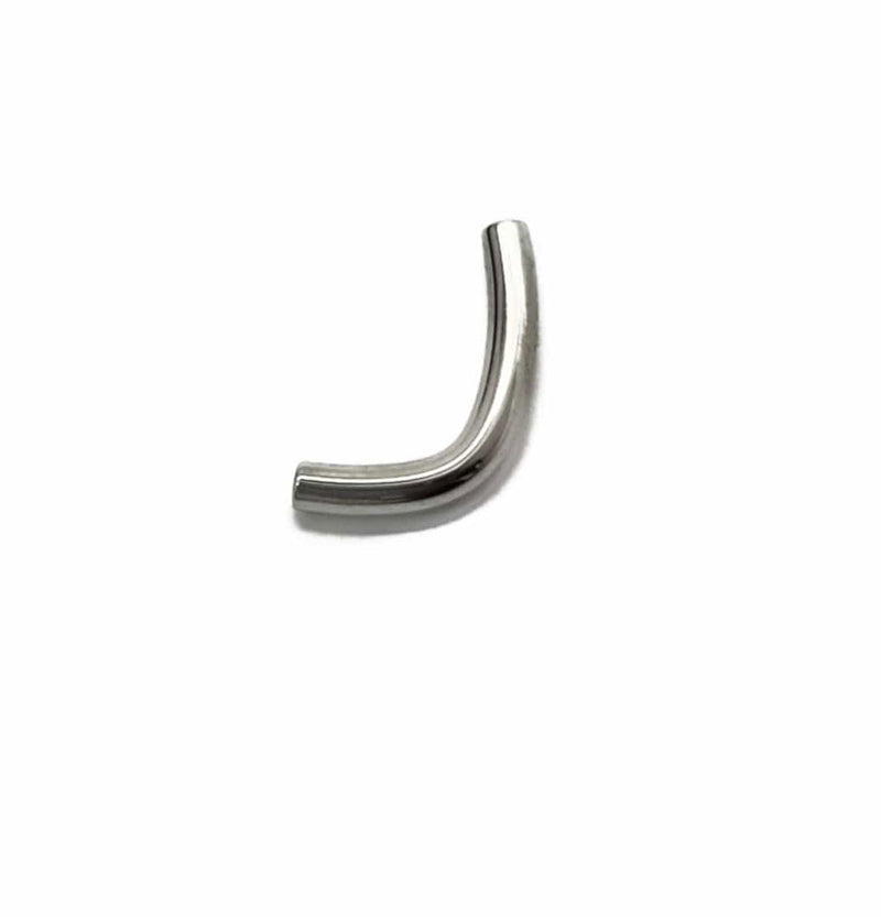 Internally Threaded Titanium J curve  16g/14g