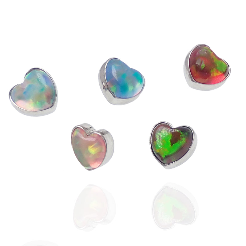 Internally Threaded  Jelly Heart 0.9mm