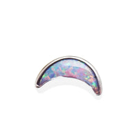 Internally Threaded Opal Moon 0.9mm Thread